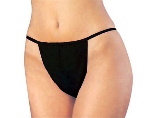 Black Disposable G-Strings (50 pack)